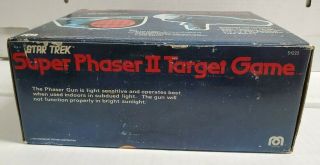 STAR TREK Phaser II Target Game 1976 MEGO Vintage 1970 ' S Rare 5