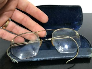 Antique Gold Filled Grandpa Optical Eyeglasses Specs Frames