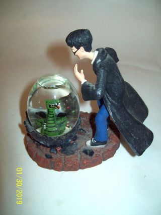 Harry Potter Water Ball Snow Globe Figurine 2000 Enesco 65877 W.  Dragon Inside