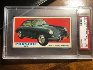 1961 Topps Sports Cars 23 Porsche Psa 8 Nm - Mt Beauty