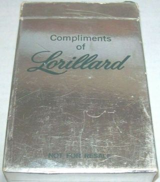 Vintage Lorillard Newport Cigarettes Playing Cards