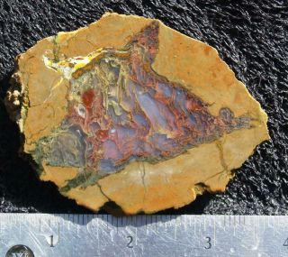 Rock slab PRIDAY PLUME agate - splendid plume material 2