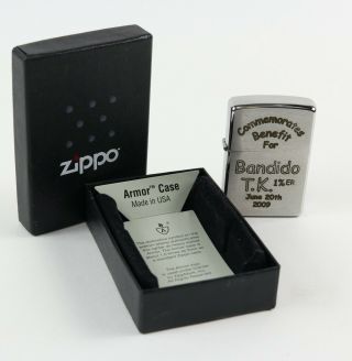 2009 Motorcycle Club Commemorates Benefit For Bandido Mc 1 Er Zippo Lighter