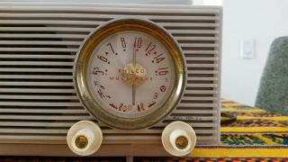 Antique Clock Radio - 1954 / Philco Multi - Wave 4