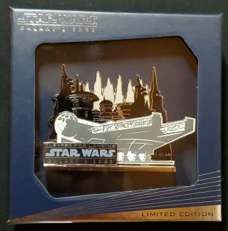 Star Wars Galaxy’s Edge Opening Day Millennium Falcon Pin Le 1000