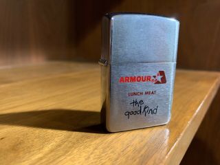 Armour Lunch Meat Advertising Zippo Lighter