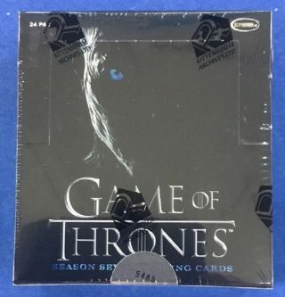 Game Of Thrones Season 7 Trading Cards Box By Rittenhouse,  2 Autographs