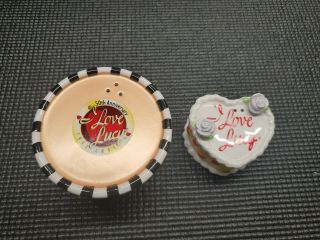 I Love Lucy Baby Cakes Salt & Pepper Shakers.  50th Anniversary