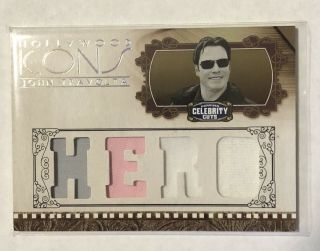 John Travolta 2008 Donruss Americana Hero Authentic Worn Memorabilia Sp 09/25