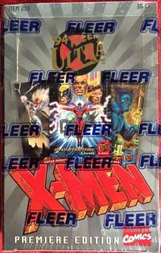 1994 Fleer Ultra X - Men Marvel Comics Box Trading Cards Premiere Edition