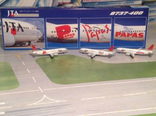Jta Japan Trans Ocean Boeing 737 Ja8953 Ja8954 1/500 Scale Herpa Wings 573741