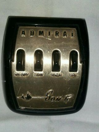 Vintage Admiral Son - R 4 Button Tv Remote Clicker