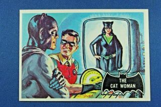 1966 Topps Batman - 25 " The Cat Woman " - Ex