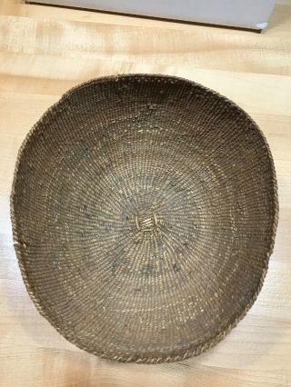 Antique Native American Indian Basket or Hat.  Possibly Yokut. 3