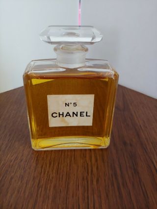 Rare Vintage Display Factice Chanel No 5 Bottle 4.  5” Tall France Perfume France