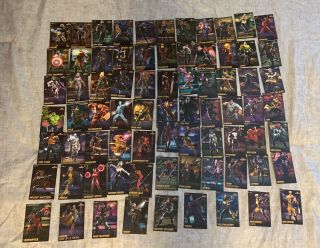 Marvel Contest Of Champions Dave Busters Complete Card Set 75 Non Foil