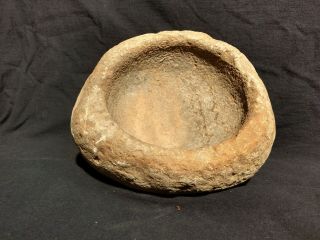 Authentic Native American Stone Mortar - Found In Northern California