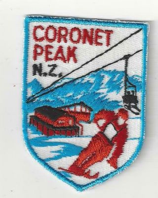 Coronet Peak Zealand Souvenir Patch