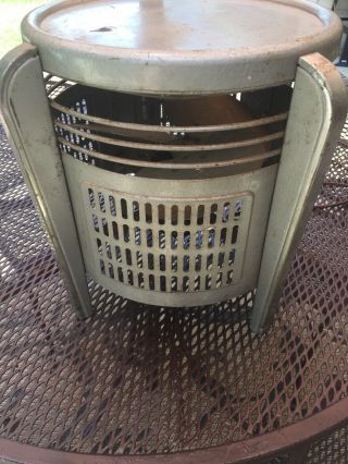 Vintage Lakewood F - 12 3 Speed Country Aire Hassock Floor Fan For Repair Parts 5
