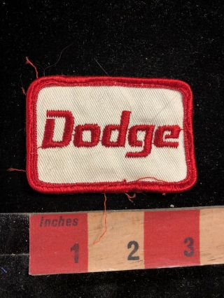 Vtg Car / Auto Dodge Related Patch Advertising Patch 95mi
