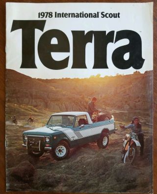 1978 & 1979 International Scout Sales Brochures,  Seven Of Them