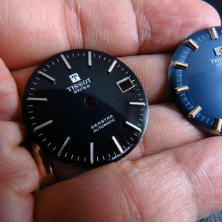 TWO OLD STOCK SWISS MADE TISSOT SEASTAR & PR 516 AUTOMATIC MEN WATCH DIAL 5
