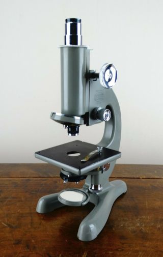 Beck 47 Monocular Microscope Vintage Scientific Instrument With Optics Lens Case