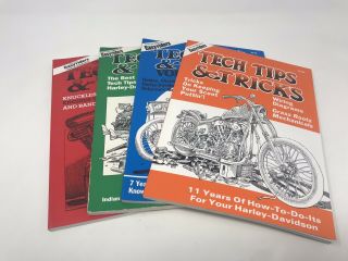 Easyriders Tech Tips Complete Set Volume 1 2 3 4 Panhead Knucklehead Harley