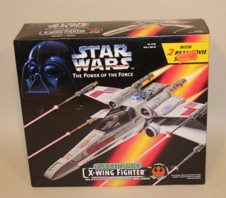 1995 Kenner Star Wars Power Of The Force X - Wing Fighter