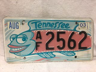 2003 Tennessee Fish License Plate