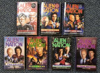 Alien Nation Novels 1 - 7 (set Of Seven) Pb Books Nm/mint