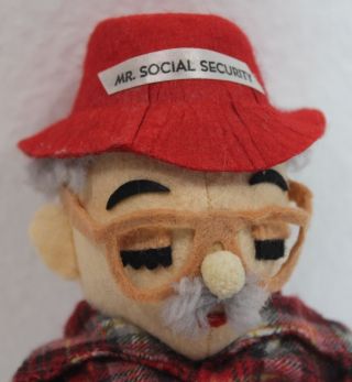 Mr Social Security Doll Retirement Rare Vintage Stuart,  Inc.  St.  Paul Guc