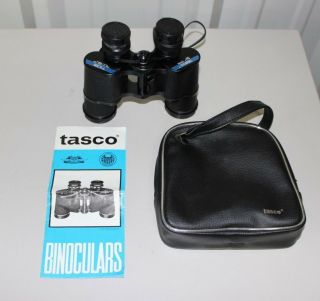 Vintage Tasco Fully Coated Model No.  304 - 7 X 35 Light Weight Field View Binocs