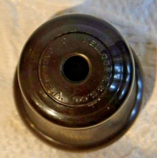 Kellogg Brown Bakelite Telephone Receiver for Antique and Vintage Phones 2