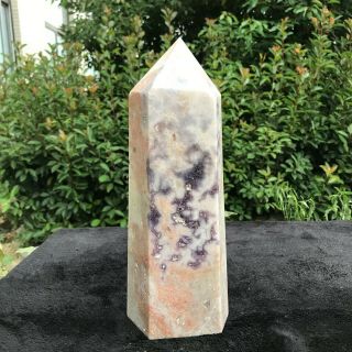 4106g Natural Dream Amethyst Crystal Obelisk Quartz Wand Point Healing