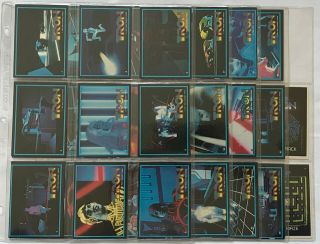 Tron 1982 Donruss Trading Cards Partial Set Plus Stickers And Empty Wrapper