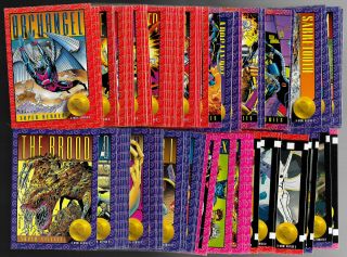 X - Men Series 2 Skybox 1993 Complete Base Set 1 - 100 Trading Cards Nr -
