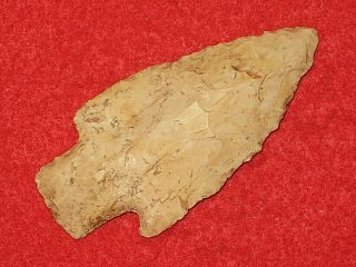 Authentic Native American Artifact Arrowhead Missouri Stemmed / Knife K16