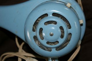 Vintage 50 ' s Blue Handy - Hannah Model 695 Electric Hair Dryer M326 3