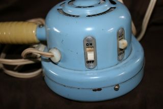Vintage 50 ' s Blue Handy - Hannah Model 695 Electric Hair Dryer M326 4