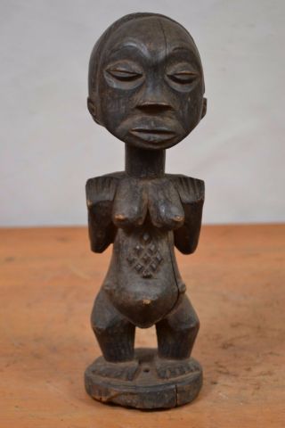 African Tribal Art Luba Statue From Southeastern Congo (zaire)