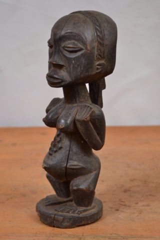 African Tribal Art Luba Statue from Southeastern Congo (Zaire) 2
