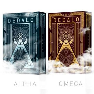 Dedalo Alpha Omega Playing Cards Foil Case Thirdway 2 Decks
