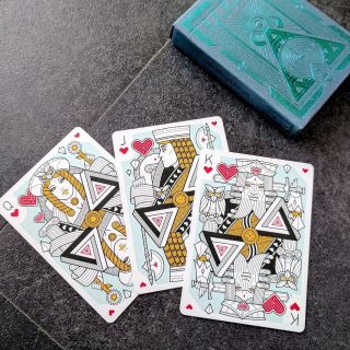 Dedalo Alpha Omega Playing Cards Foil Case Thirdway 2 Decks 4