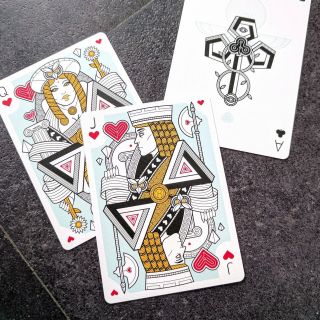 Dedalo Alpha Omega Playing Cards Foil Case Thirdway 2 Decks 5