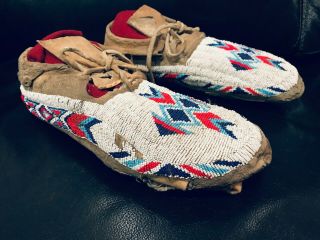 Native Sioux Indian Fully Beaded Men 