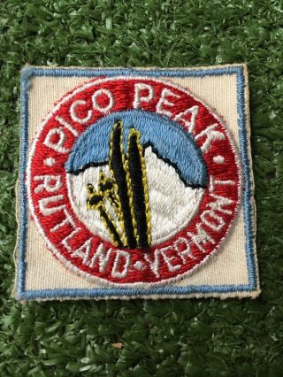 Vintage Pico Peak Ski Patch Rutland Vermont