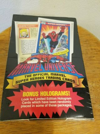 1990 Marvel Universe Heroes Trading Cards Factory Case