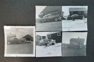 Vintage Car Photos 1953 Oldsmobile Before & After Wreck 961115