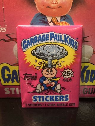 1985 Garbage Pail Kids 1st Series Wax Pack Os1 Gpk Please Read